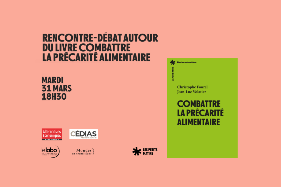Rencontre-débat autour du livre "Combattre la précarité alimentaire"