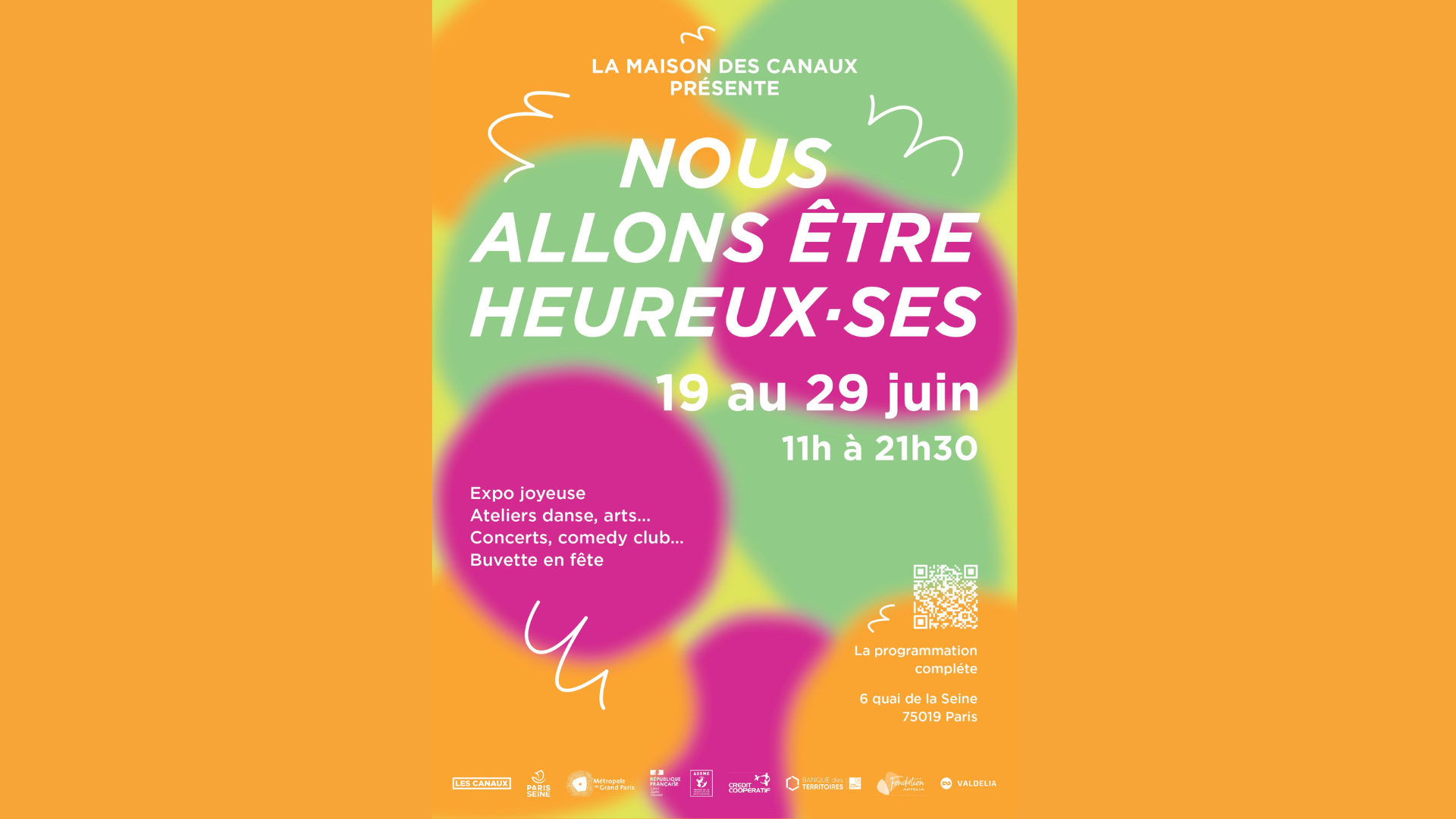 Affiche festival des Canaux
