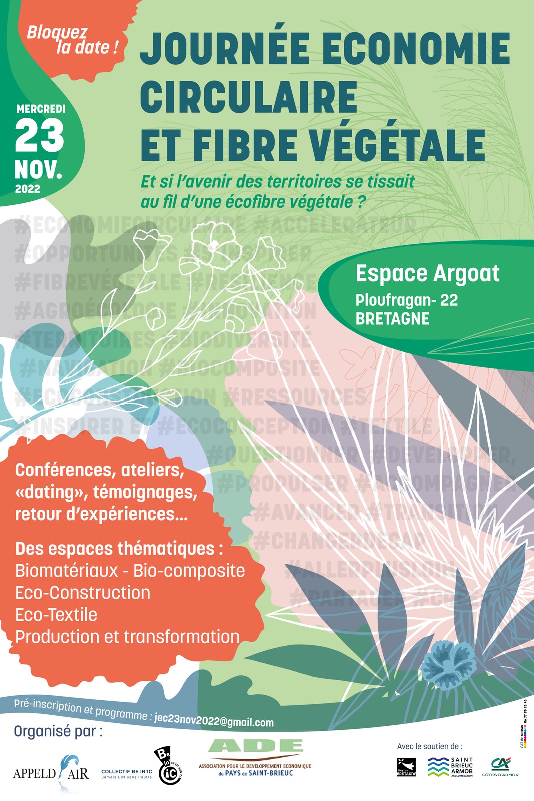 Journée Economie Circulaire et Fibre Végétale - 30 ans de l'ADE