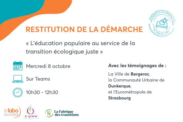 Visuel de restitution éduc pop