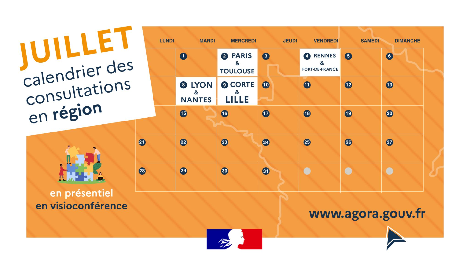 Calendrier juillet