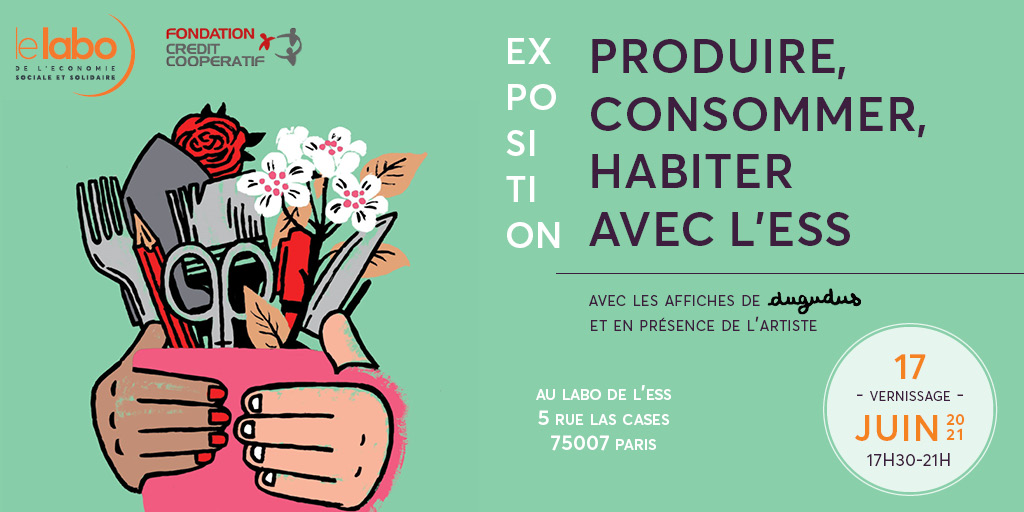 2021.05 Visuel Exposition RS RGB.jpg Exposition "Produire, consommer, habiter avec l'ESS"