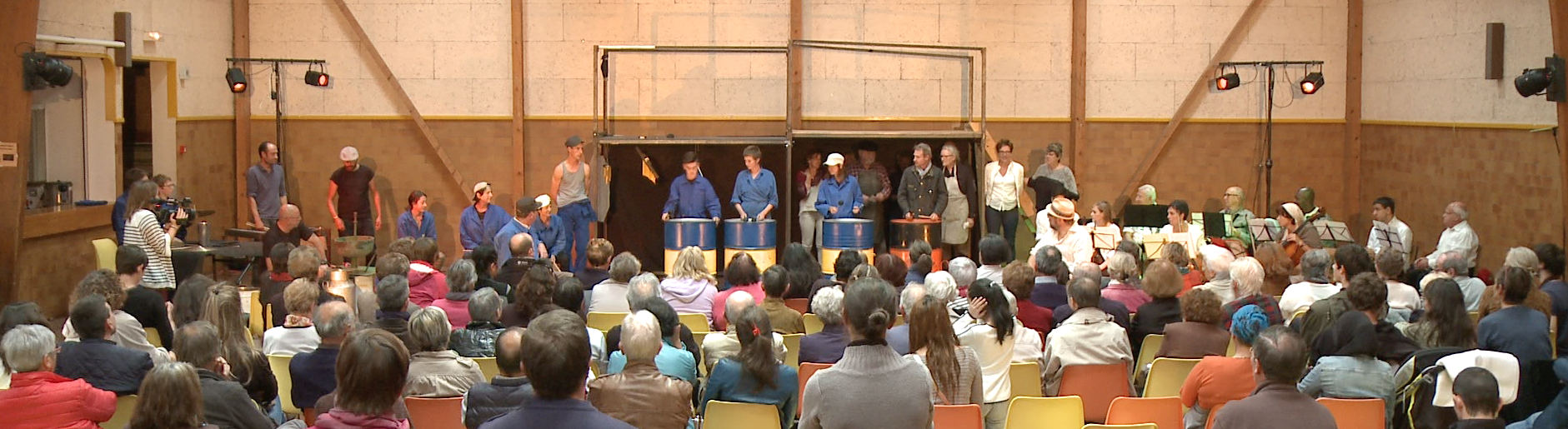 Foule en intérieur