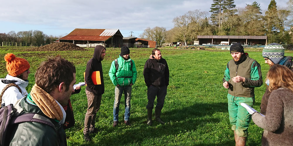 Groupe de personnes en extérieur