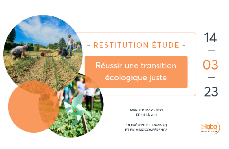 Restitution étude réussir une transition écologique juste