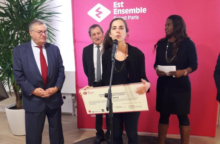 Est Ensemble, remise trophés à l'association Rebelle