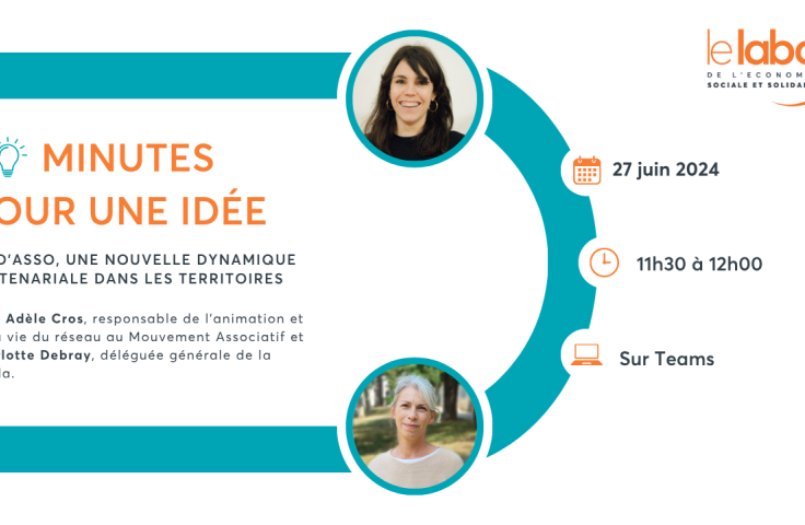 30 minutes pour une idée avec le Mouvement associatif et La Fonda