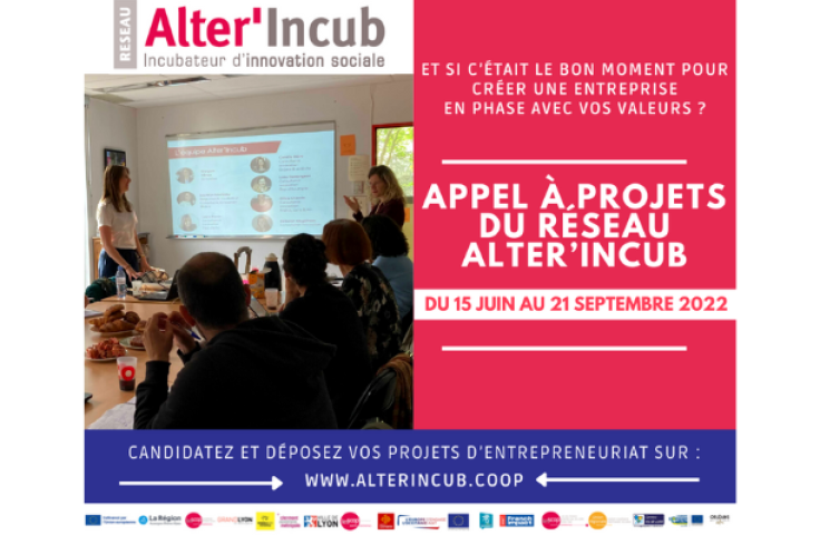 Appel à projets Alter'incub