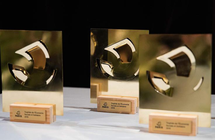 Photo de trophées parisiens de l'ESS par Guillaume Bontemps 