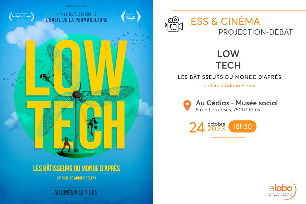 Low-tech & ESS : projection-débat Low-tech, projection du film