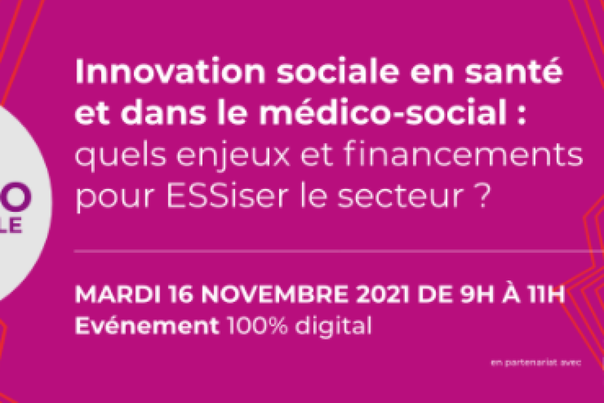 Mois de l'ESS - Innovation sociale en santé