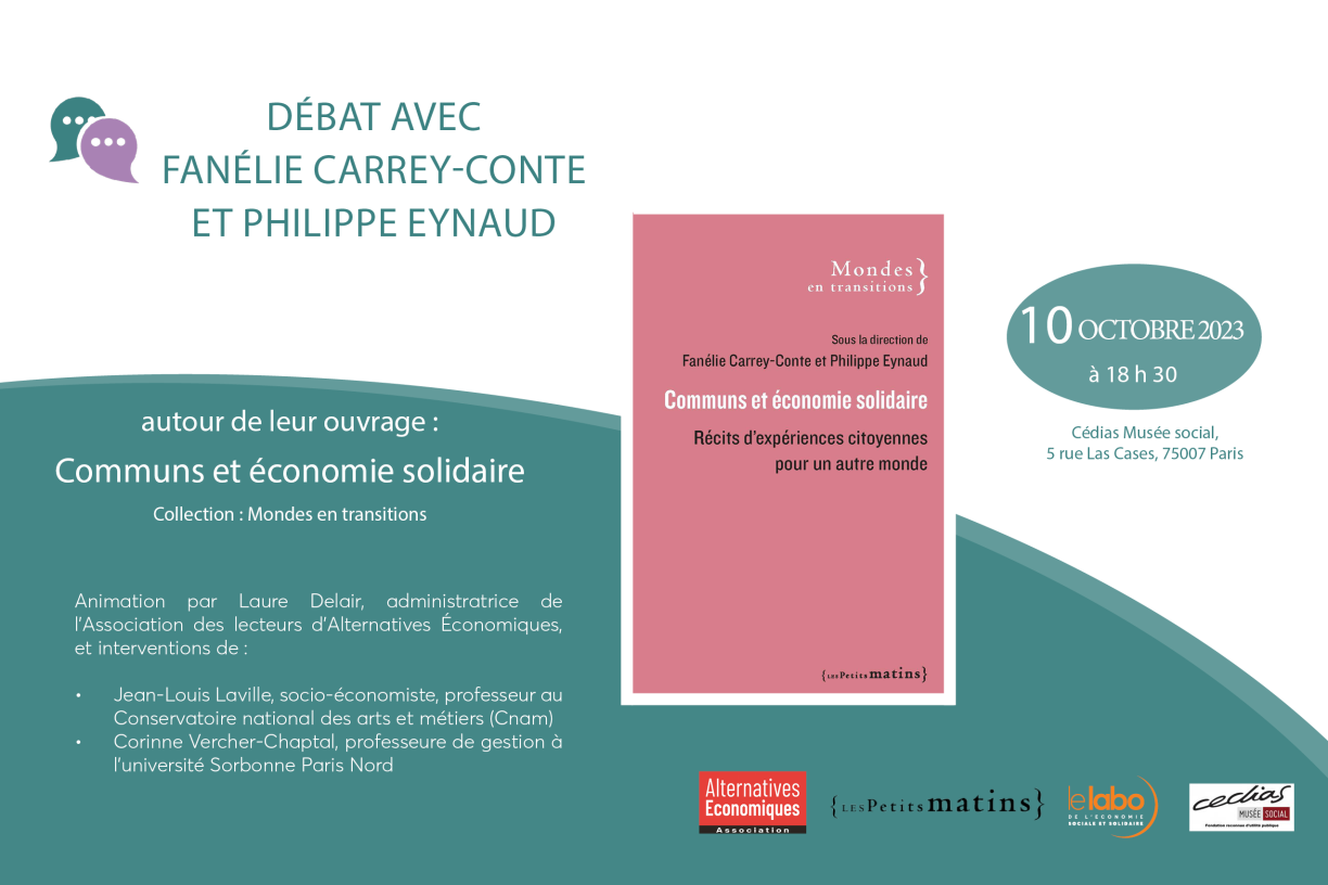 Fanélie Carrey-Conte et Philippe Eynaud : ESS & Communs