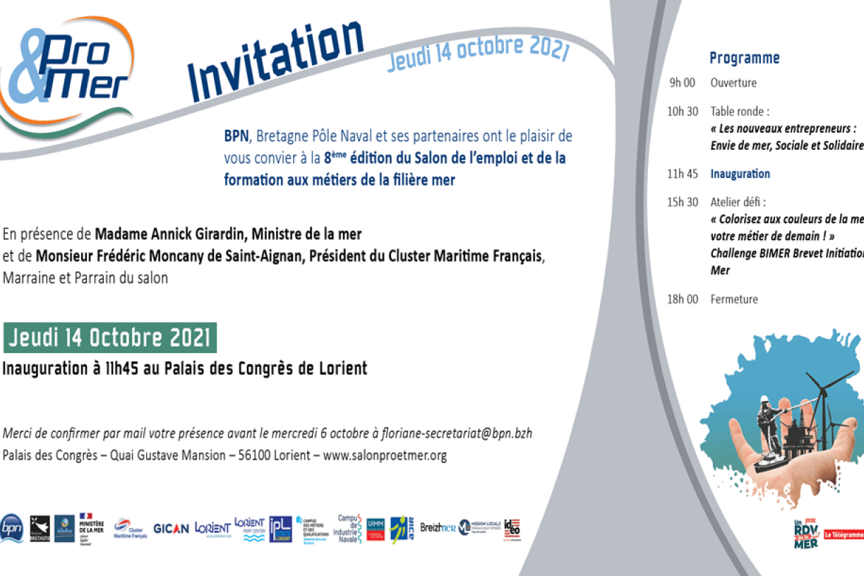 Salon Pro&Mer Affiche Salon Pro&Mer