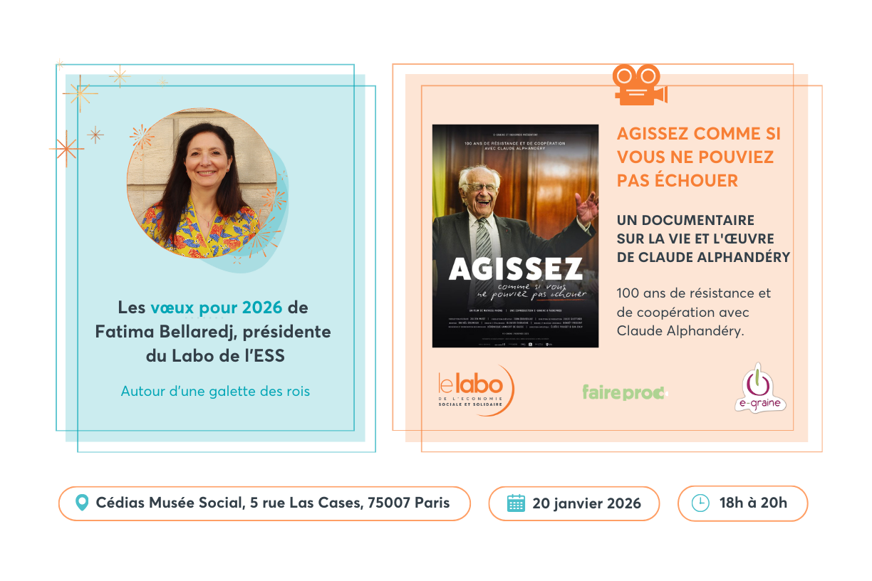 "Agissez comme si vous ne pouviez pas échouer" : diffusion au Labo de l'ESS !