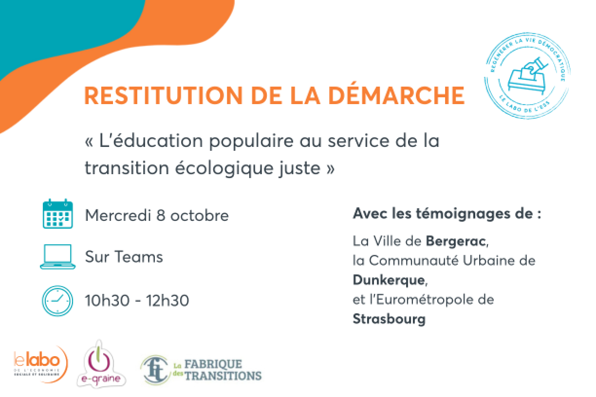 Visuel de restitution éduc pop