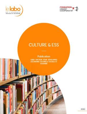 Couverture Voies d'action culture et ESS