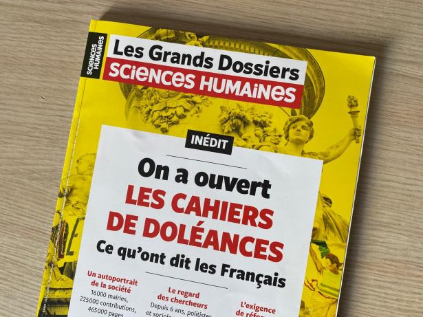 Sciences humaines les cahiers de doléances