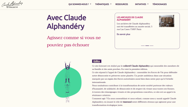 Site Claude Alphandéry