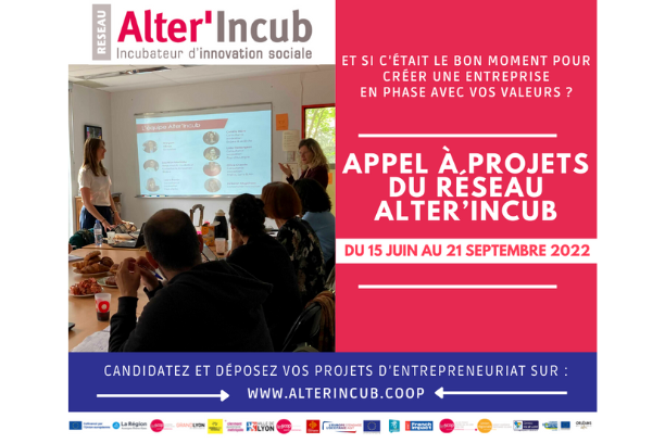 Appel à projets Alter'incub