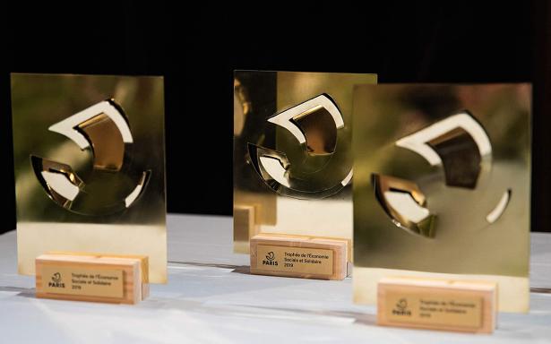 Photo de trophées parisiens de l'ESS par Guillaume Bontemps 