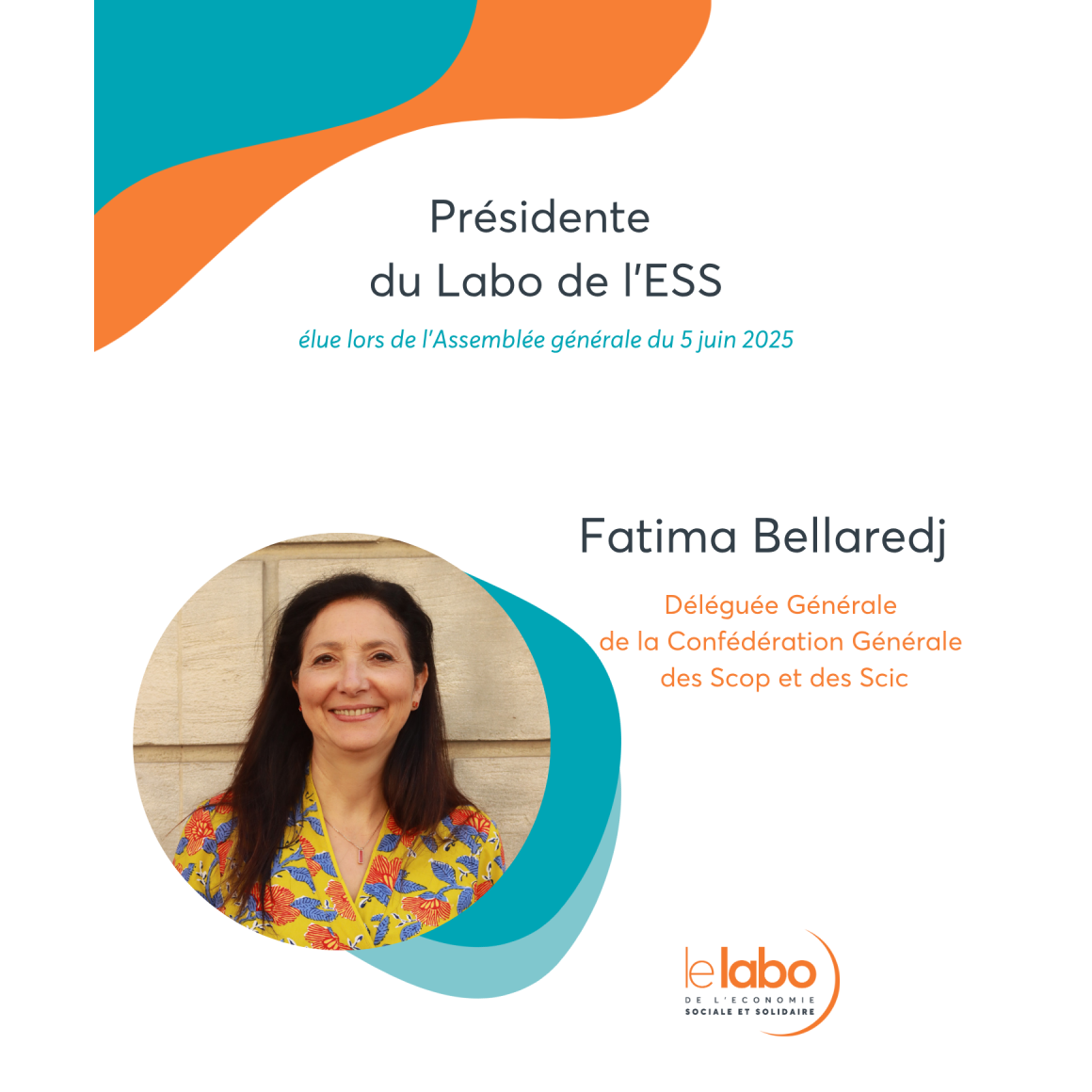 Nouvelle présidente du Labo de l'ESS